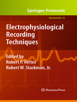 cover image of Electrophysiological Recording Techniques